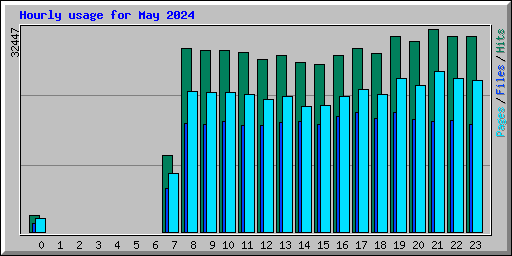 Hourly usage for May 2024